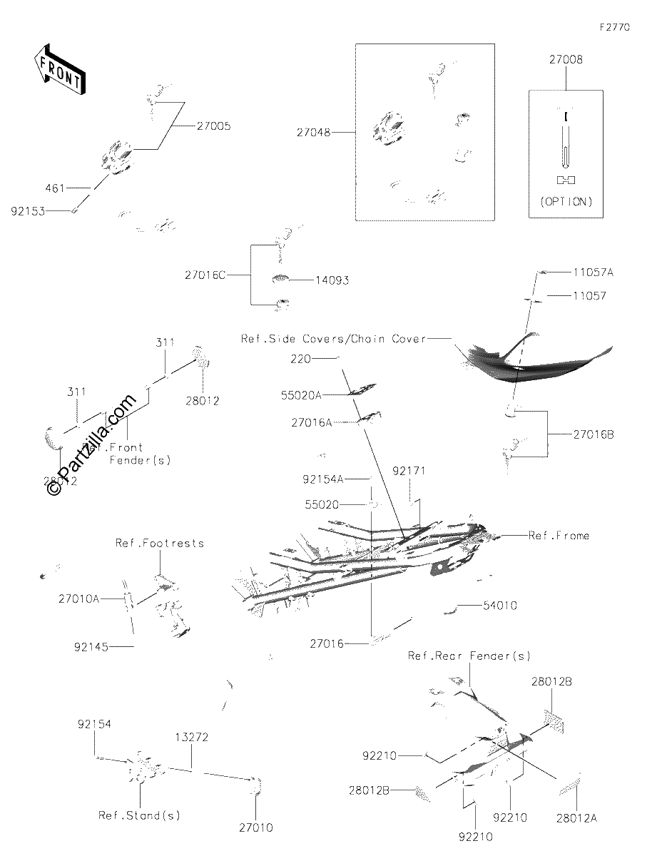 Diagrama de IGNITION SWITCH LOCKS REFLECTORS