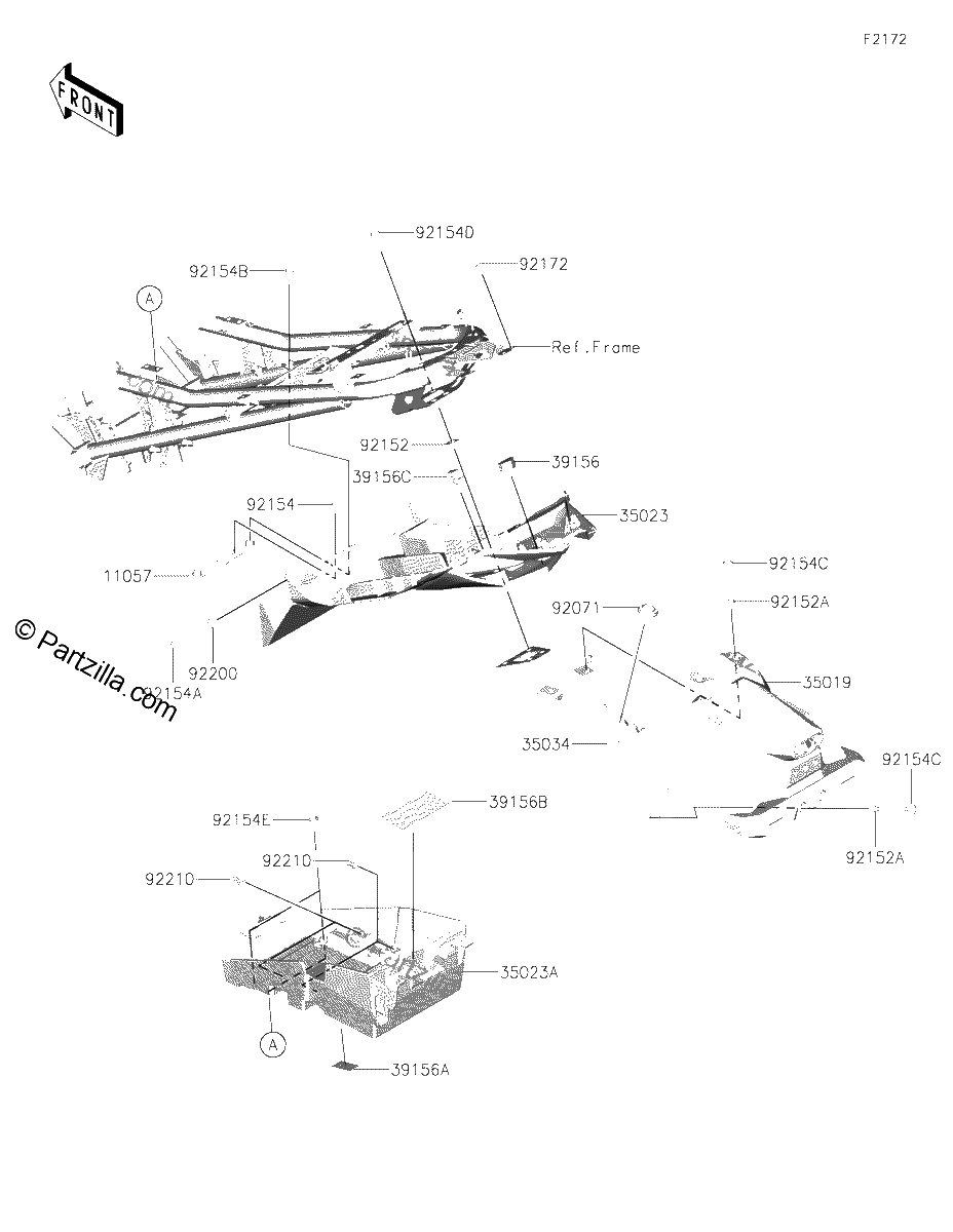 Diagrama de REAR FENDER S