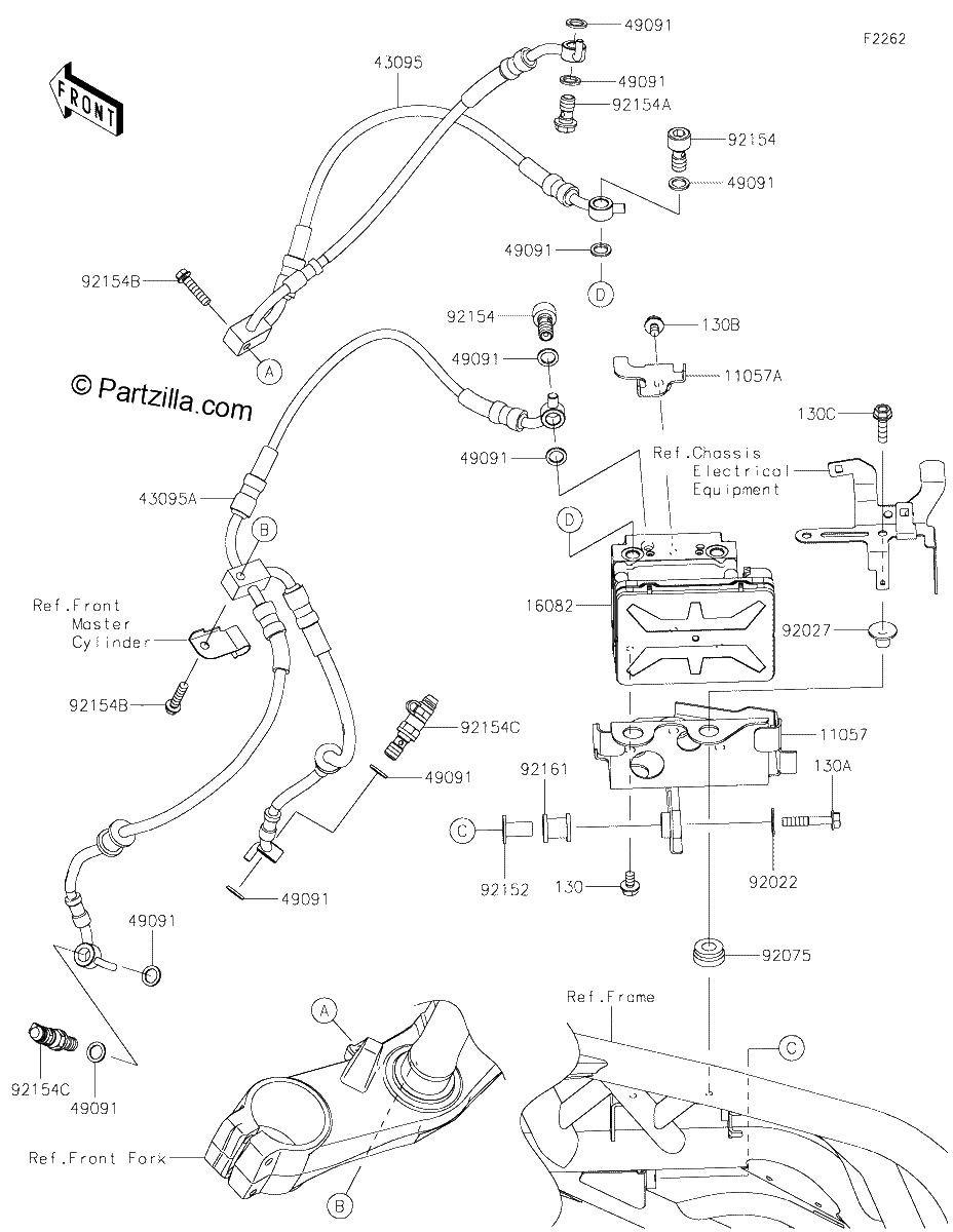 Diagrama de BRAKE PIPING