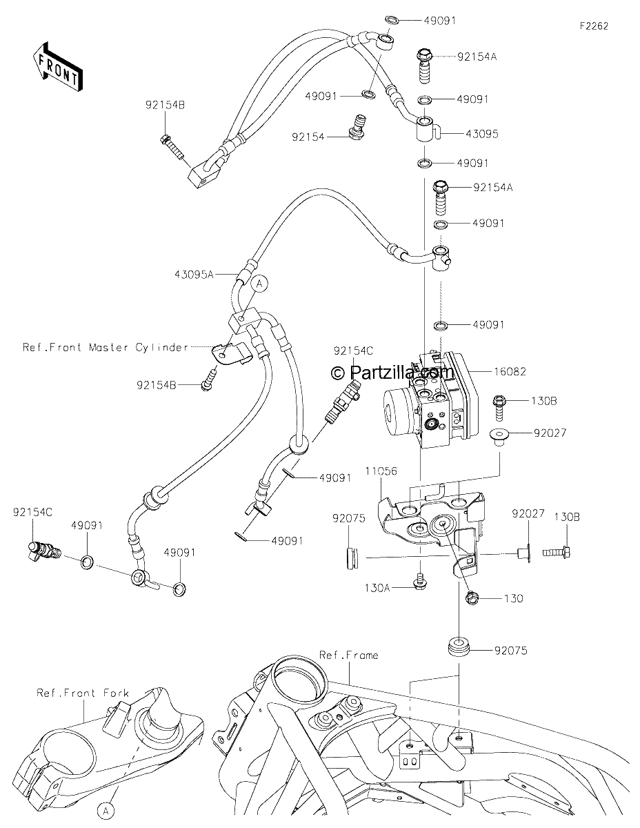 Diagrama de BRAKE PIPING