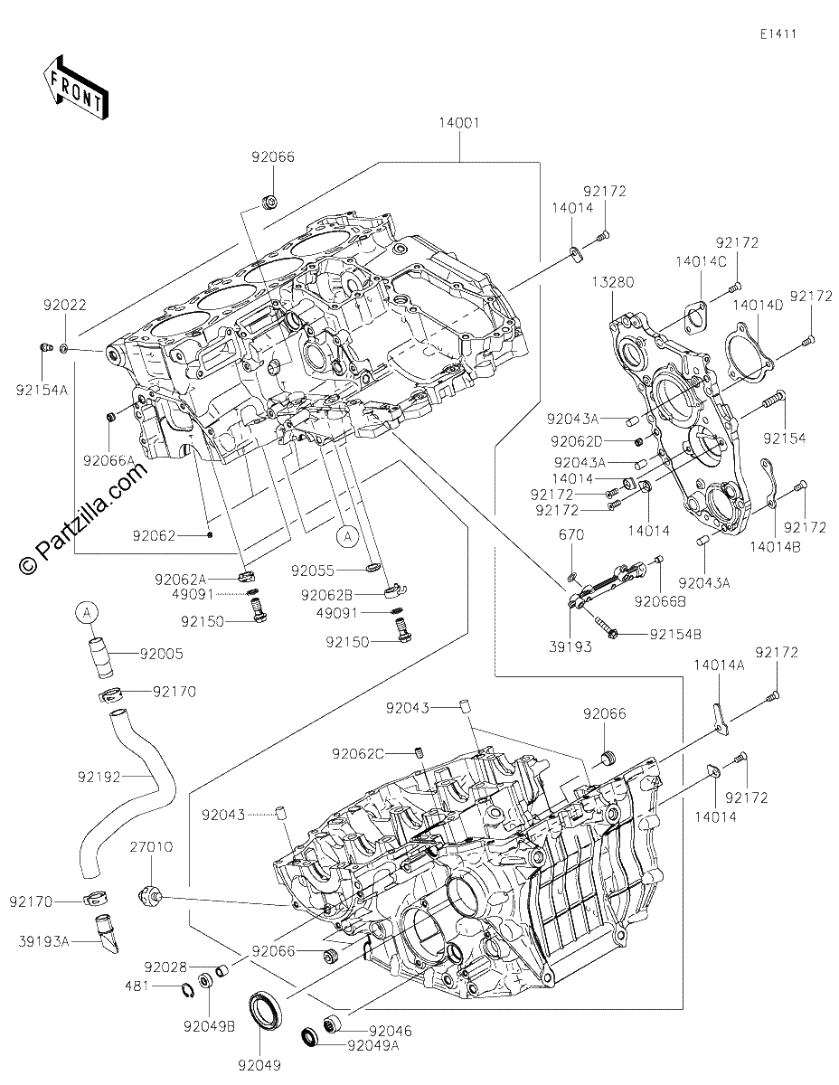 Diagrama de CRANKCASE