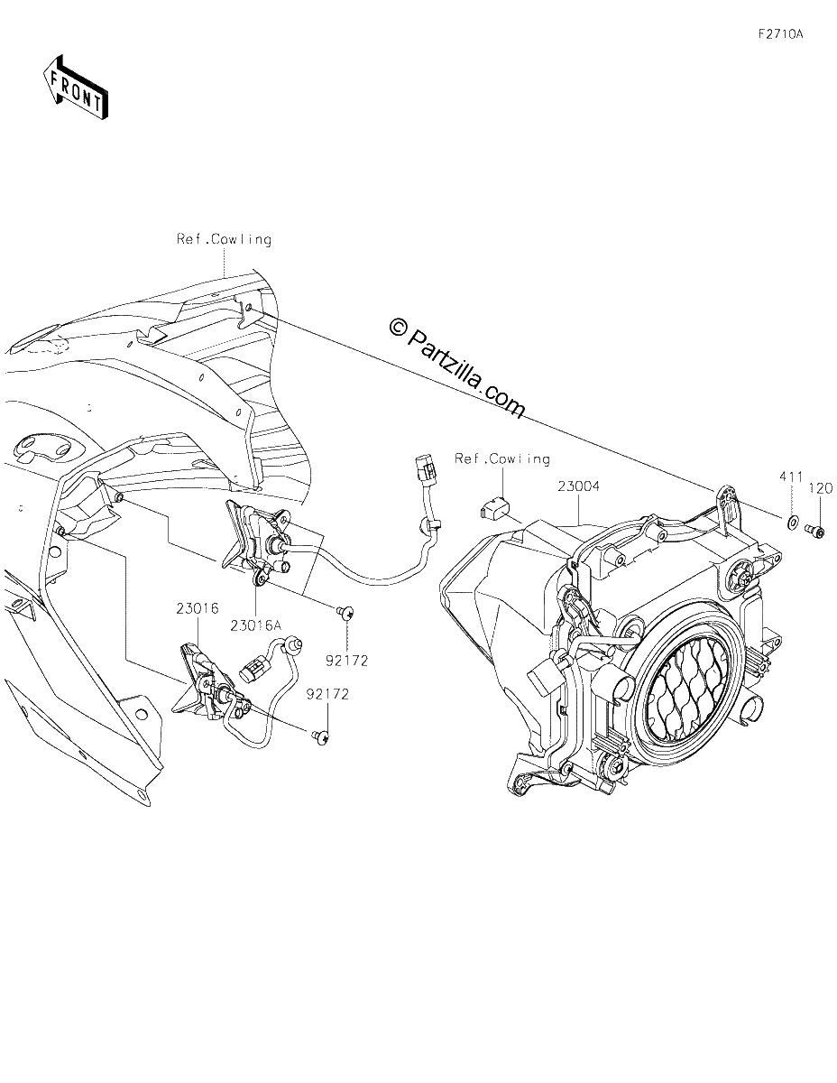 Diagrama de HEADLIGHT S JRANN JRANL