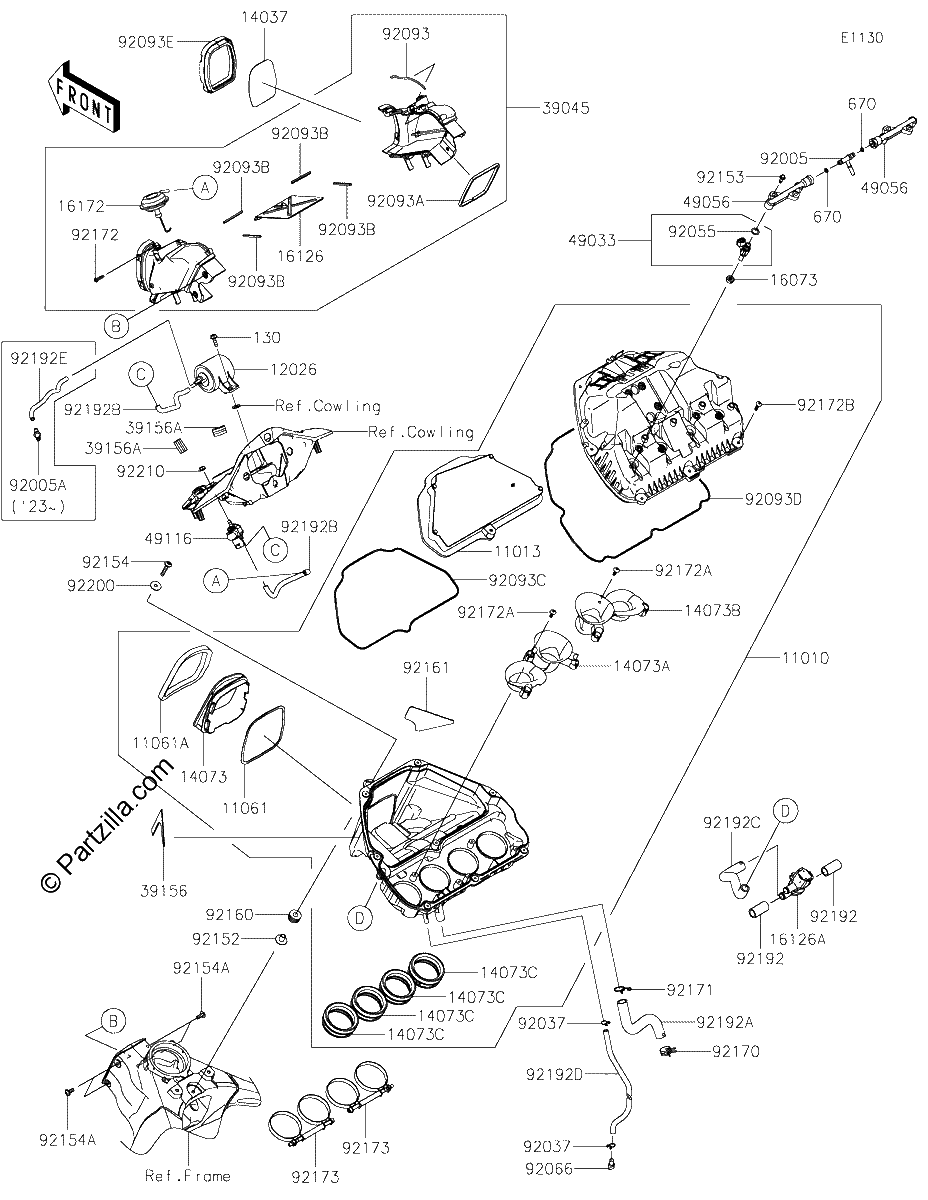 Diagrama de AIR CLEANER