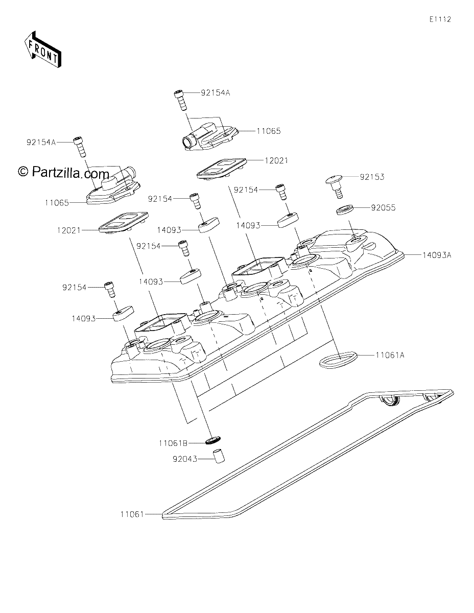 Diagrama de CYLINDER HEAD COVER