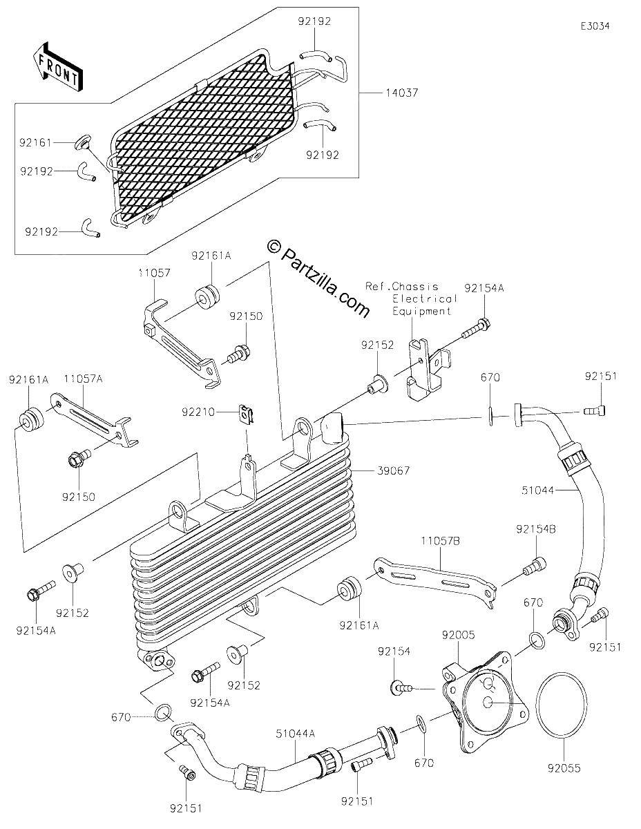 Diagrama de OIL COOLER