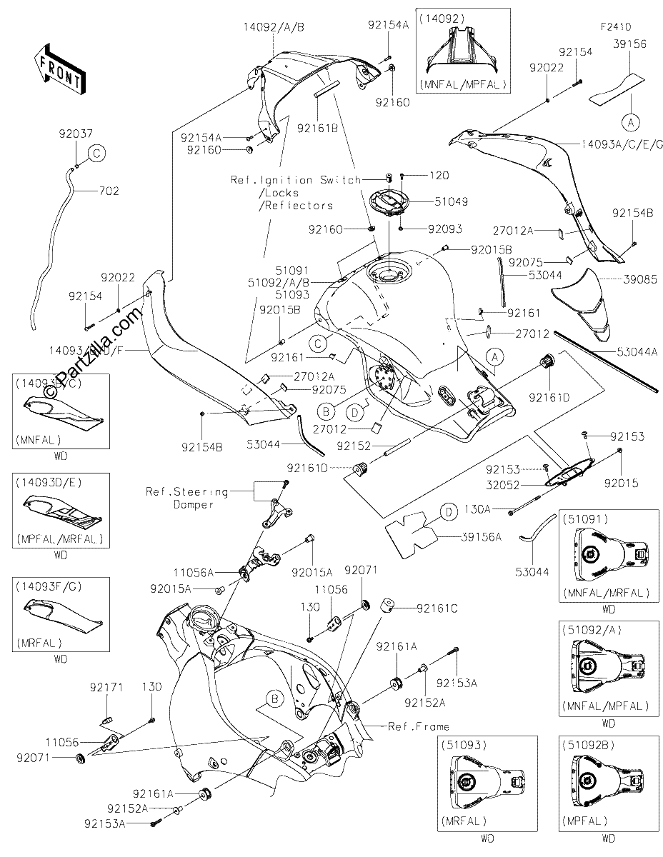 Diagrama de FUEL TANK