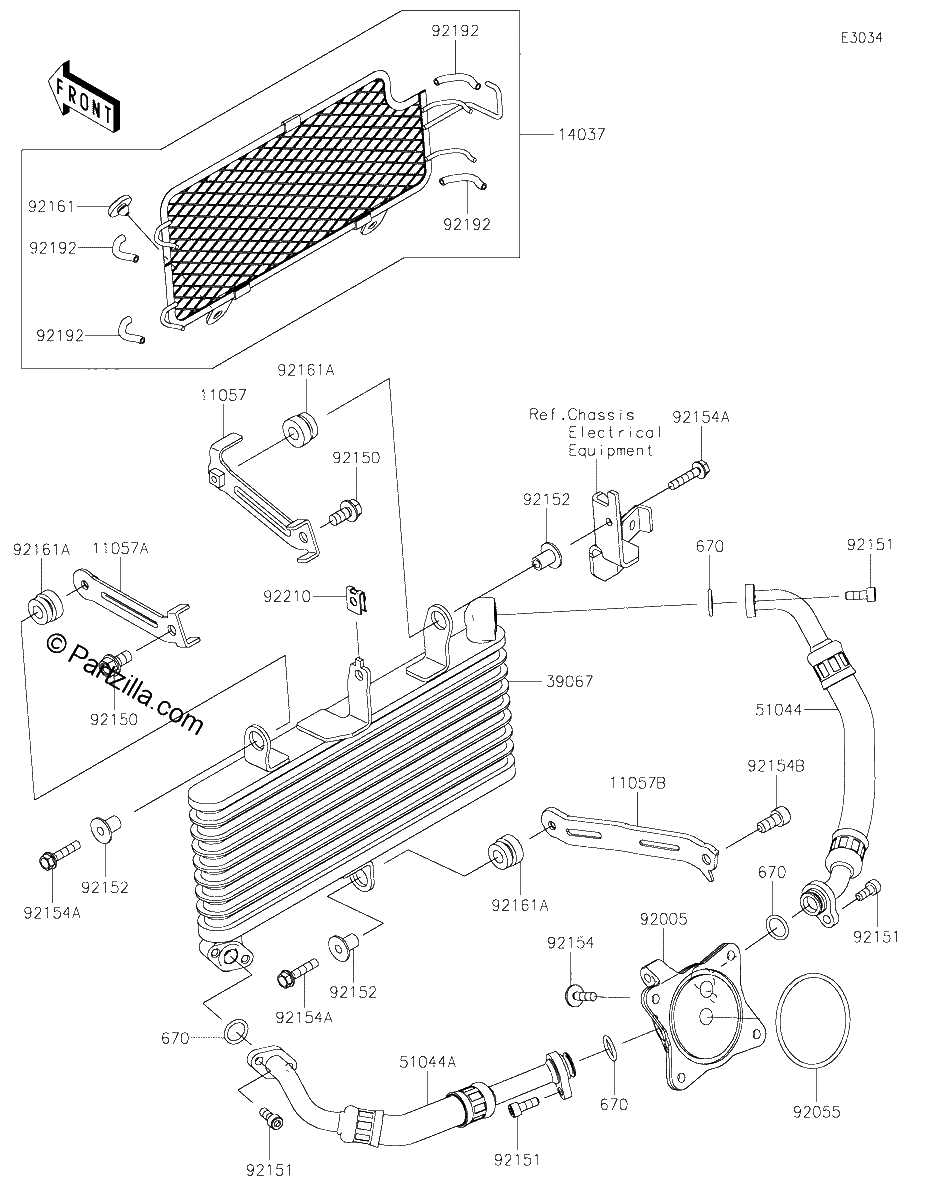 Diagrama de OIL COOLER