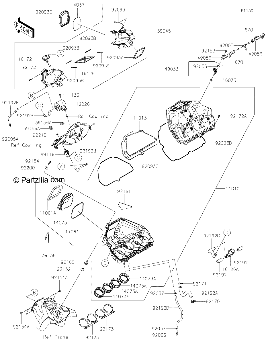 Diagrama de AIR CLEANER