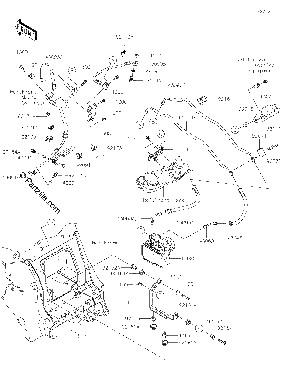 Diagrama de BRAKE PIPING