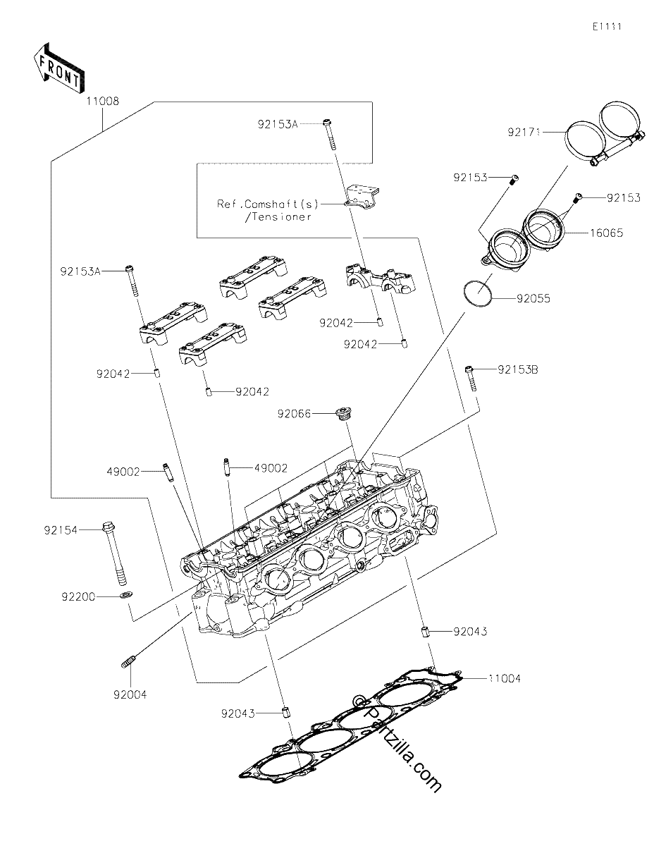 Diagrama de CYLINDER HEAD