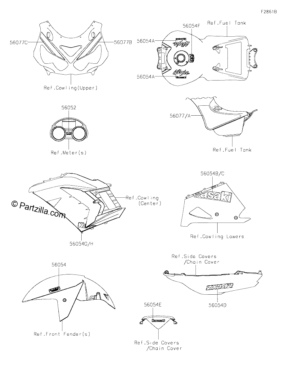Diagrama de DECALS JRFNN JRFNL