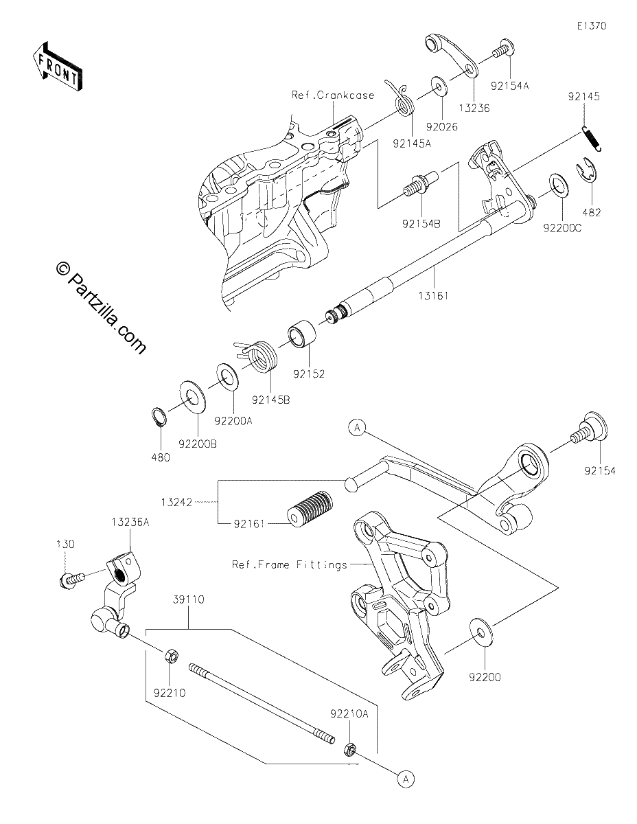 Diagrama de GEAR CHANGE MECHANISM