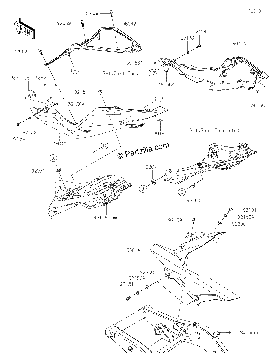 Diagrama de SIDE COVERS CHAIN COVER