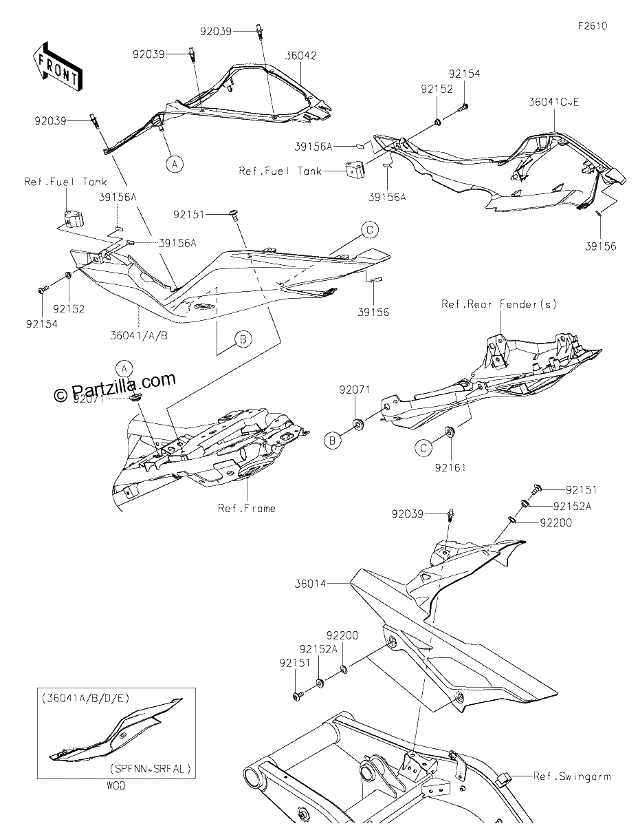Diagrama de SIDE COVERS CHAIN COVER