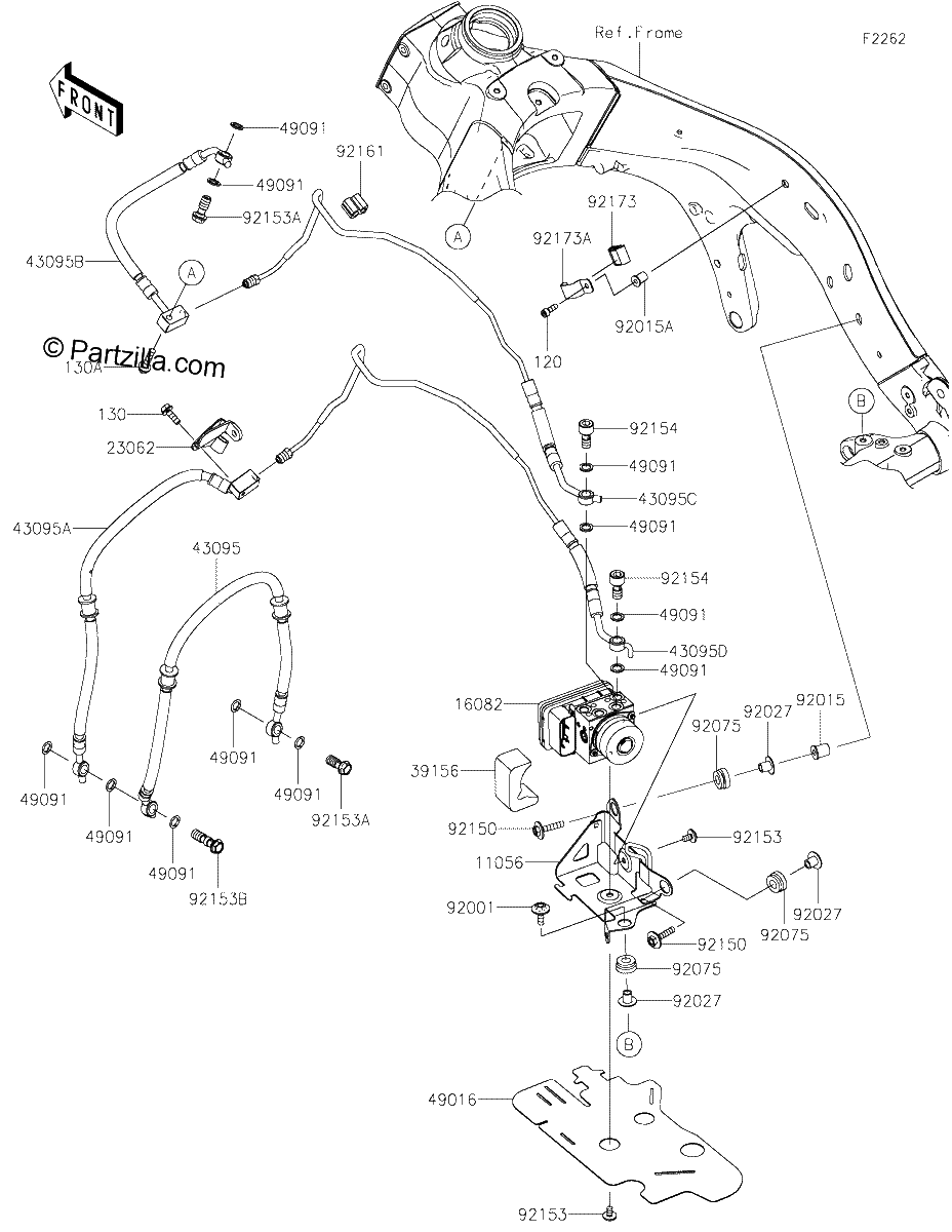 Diagrama de BRAKE PIPING