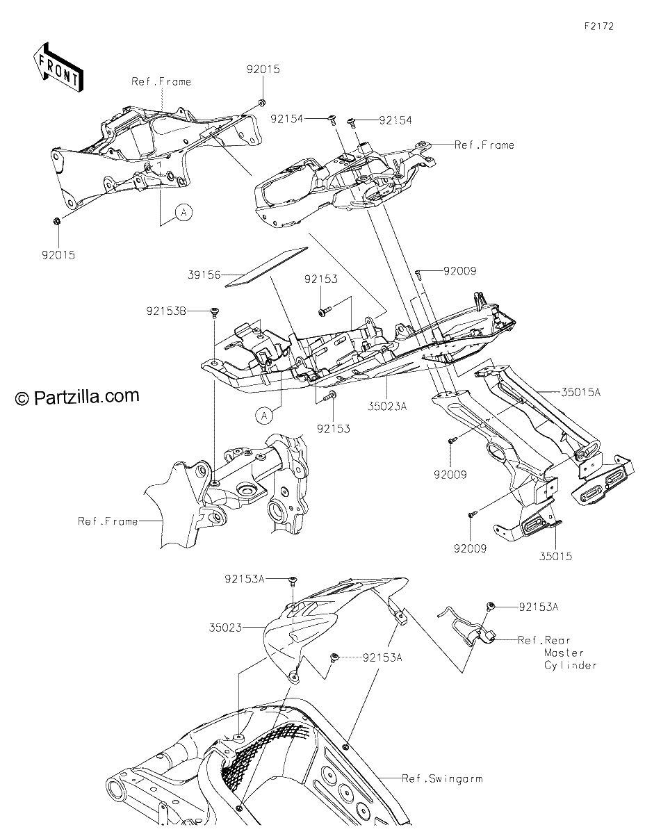 Diagrama de REAR FENDER S