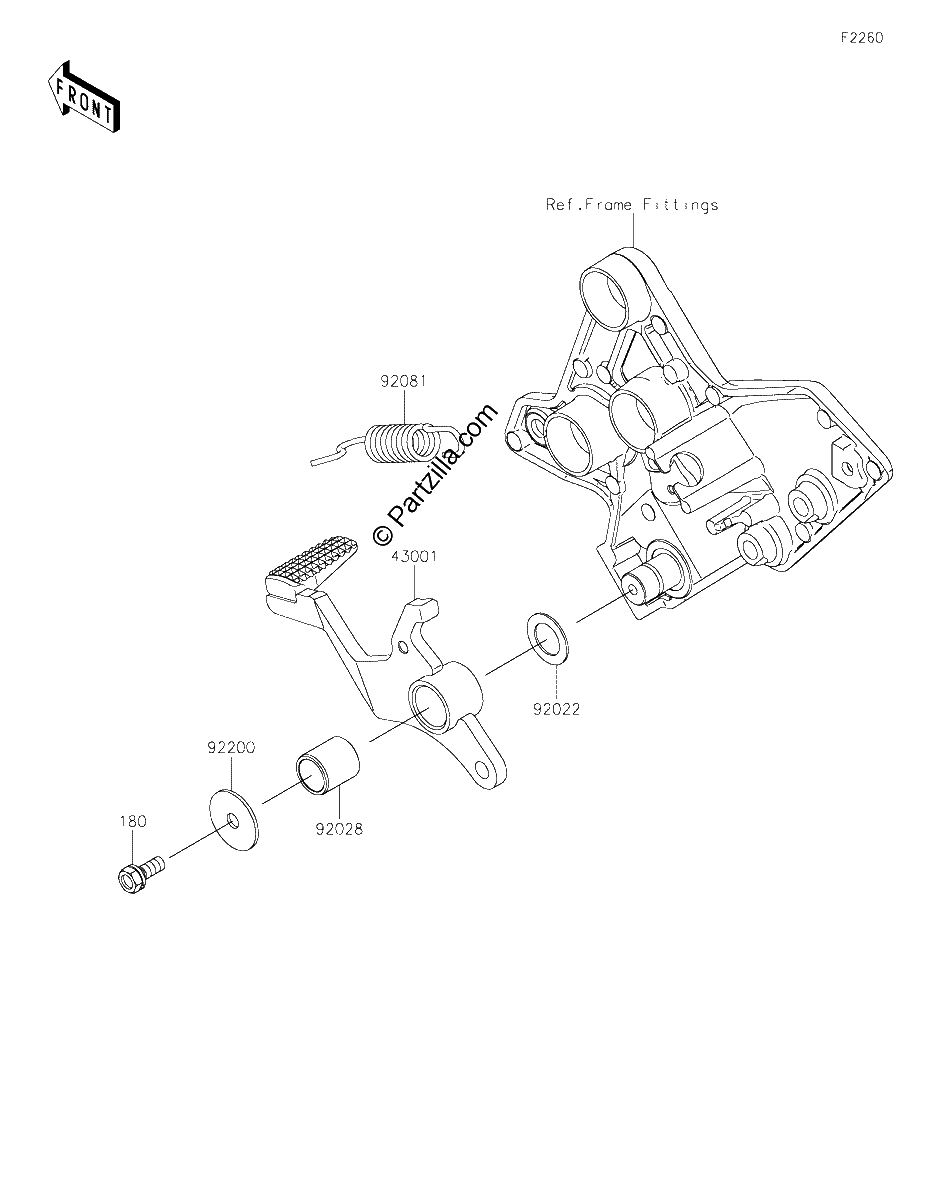 Diagrama de BRAKE PEDAL