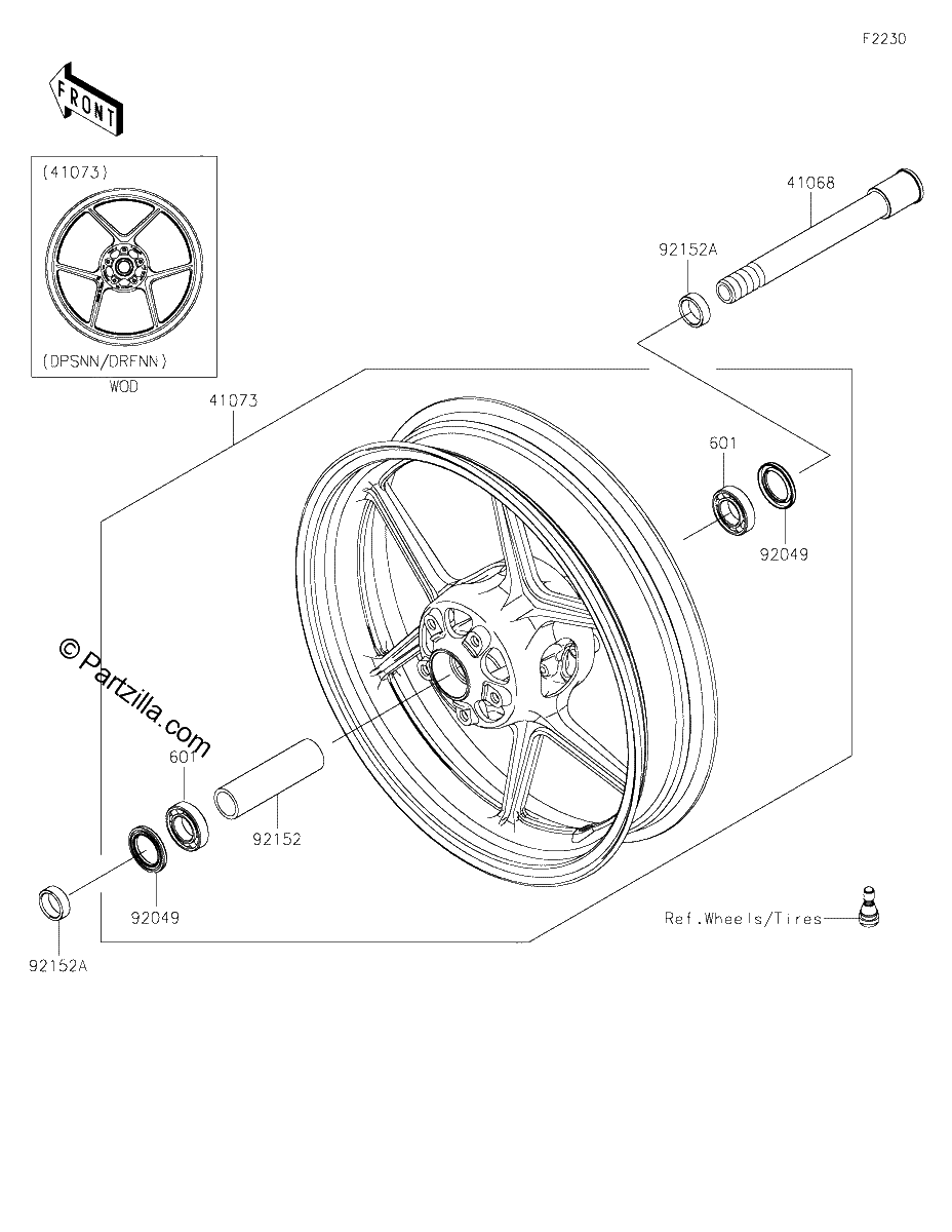 Diagrama de FRONT HUB