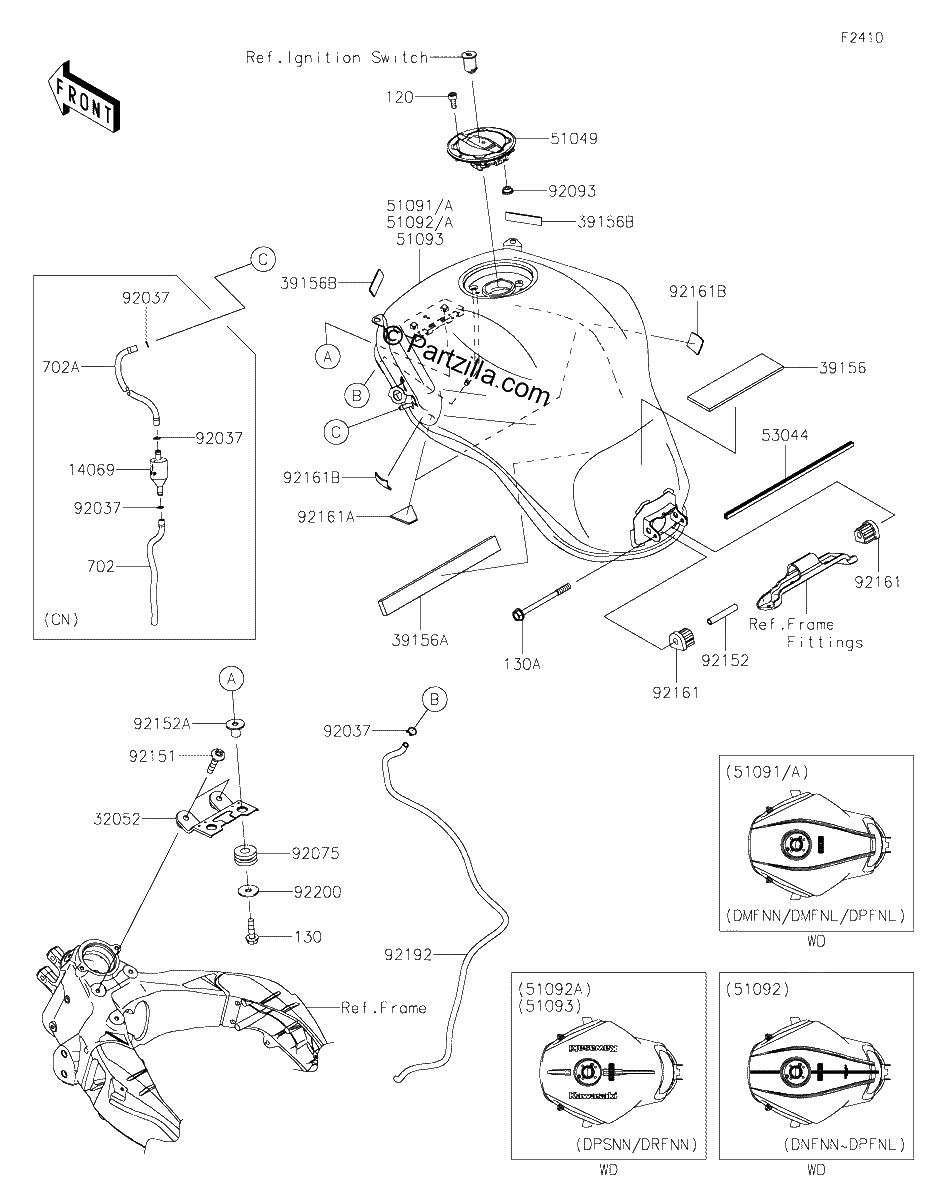 Diagrama de FUEL TANK