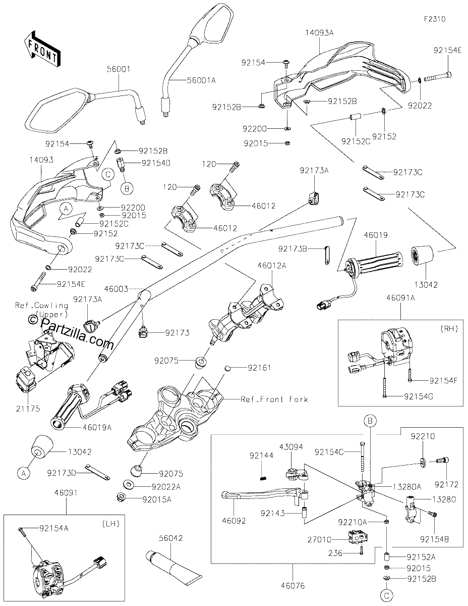 Diagrama de HANDLEBAR