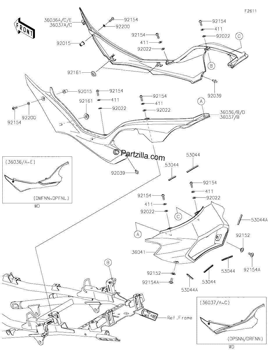 Diagrama de SIDE COVERS