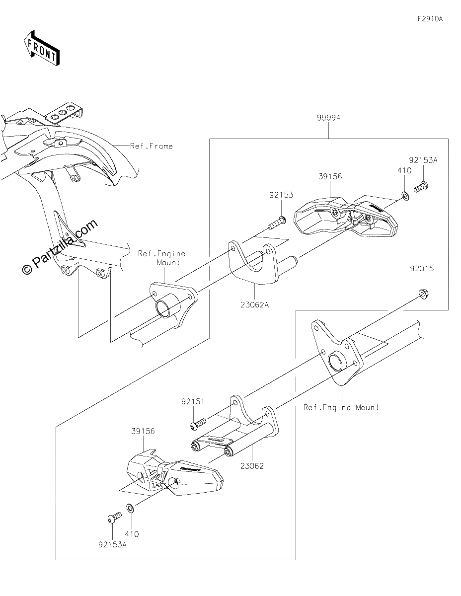 Diagrama de ACCESSORY ENGINE GUARD