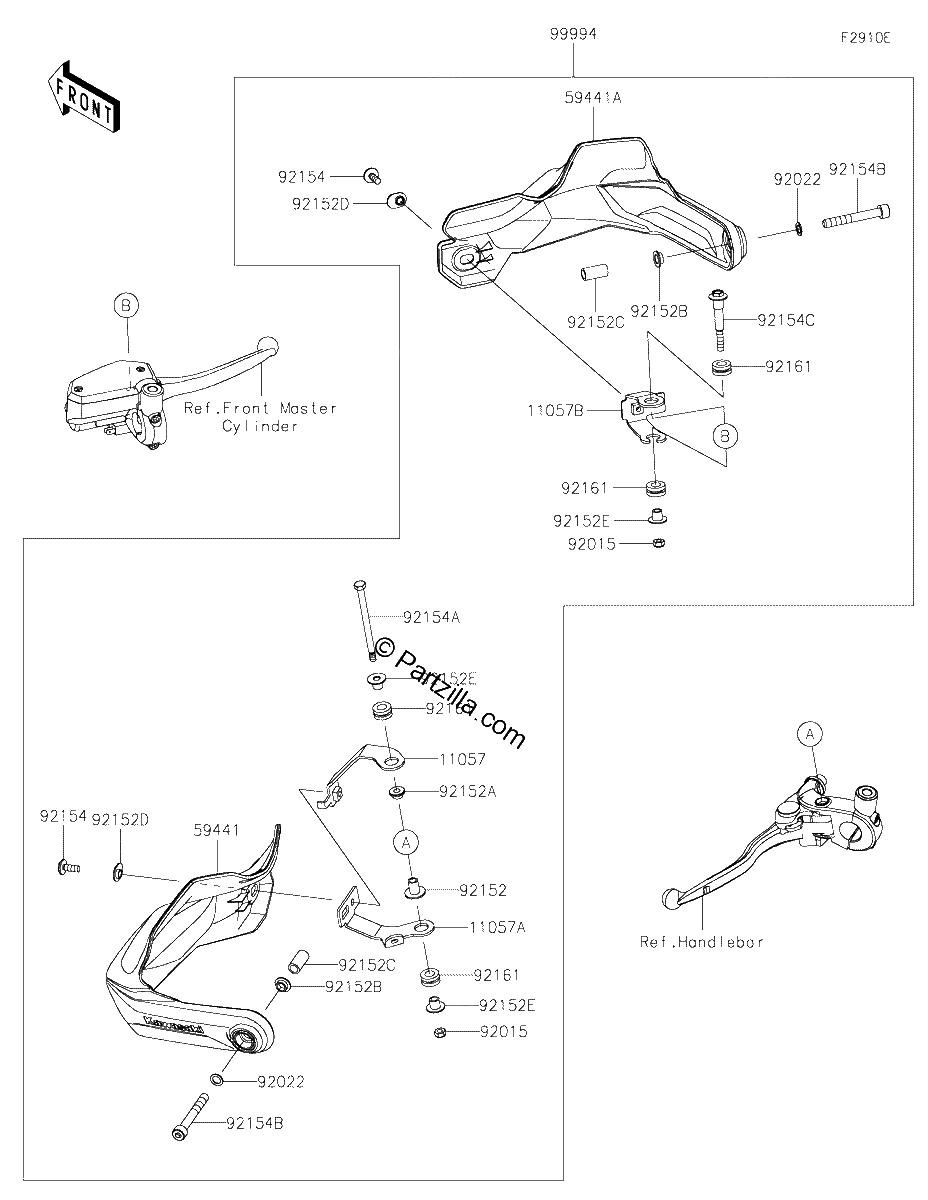 Diagrama de ACCESSORY HAND COVER