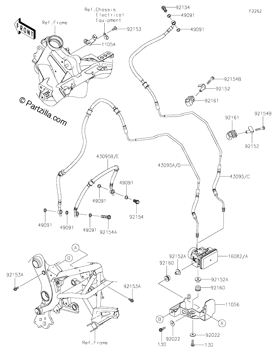 Diagrama de BRAKE PIPING
