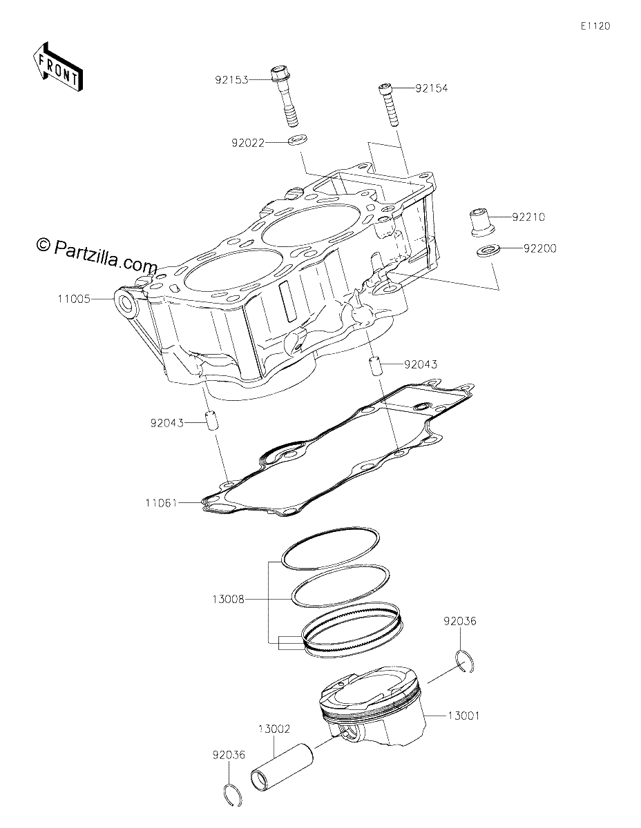 Diagrama de CYLINDER PISTON S