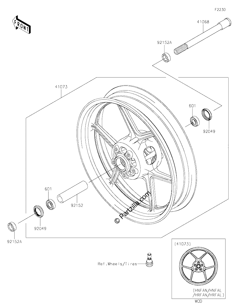 Diagrama de FRONT HUB