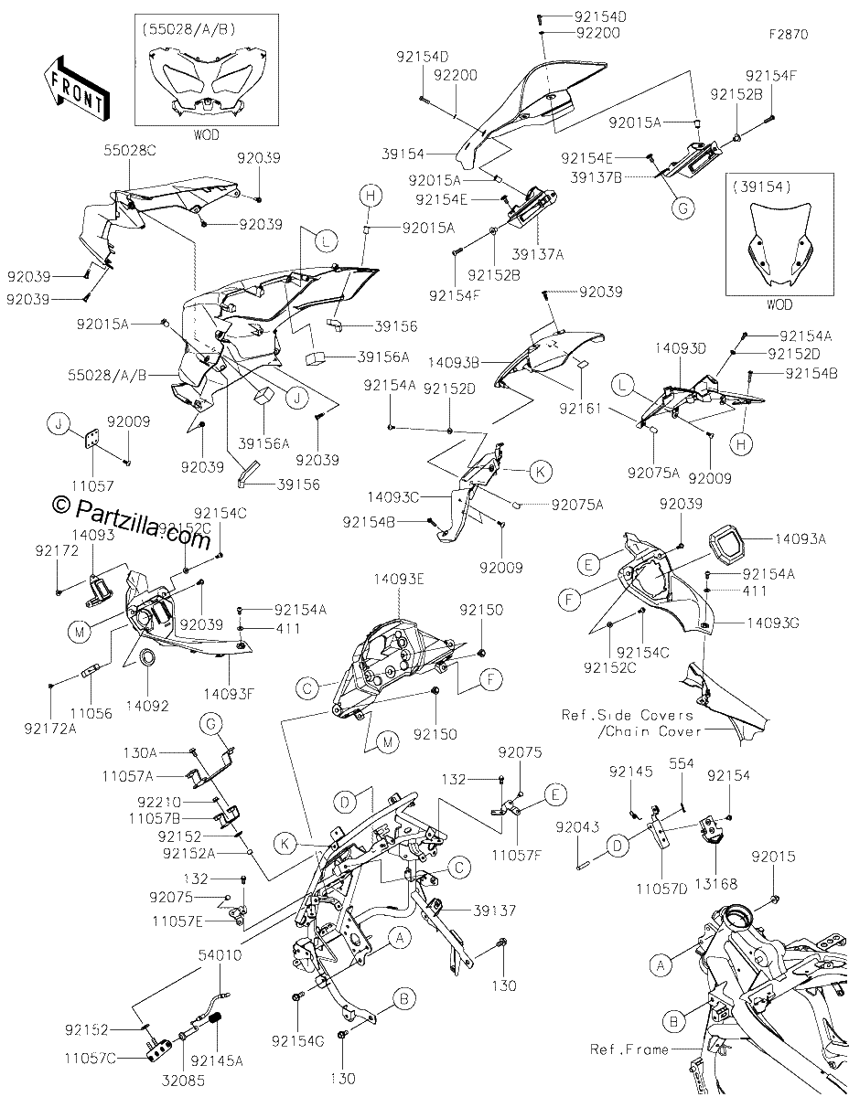 Diagrama de COWLING UPPER