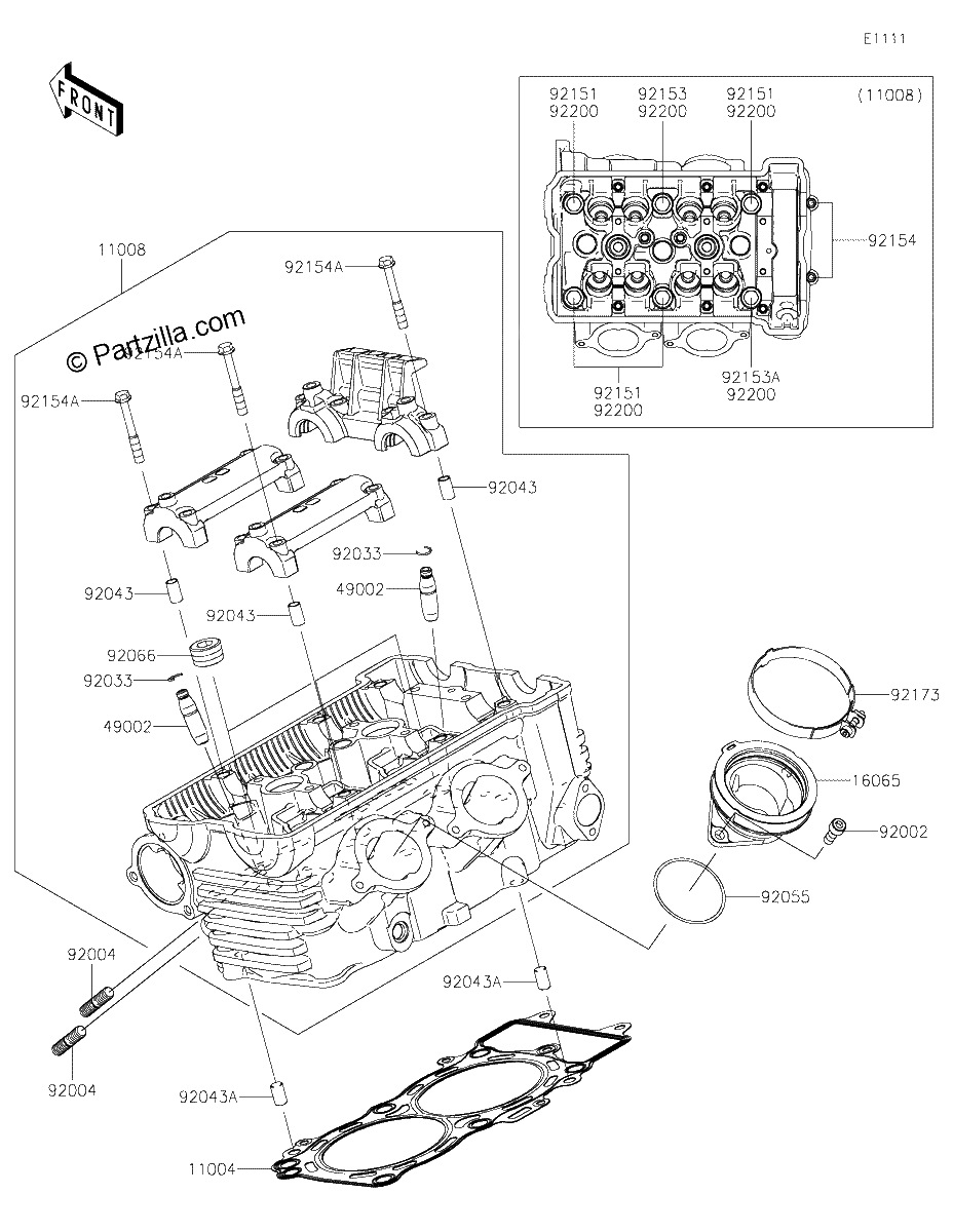 Diagrama de CYLINDER HEAD