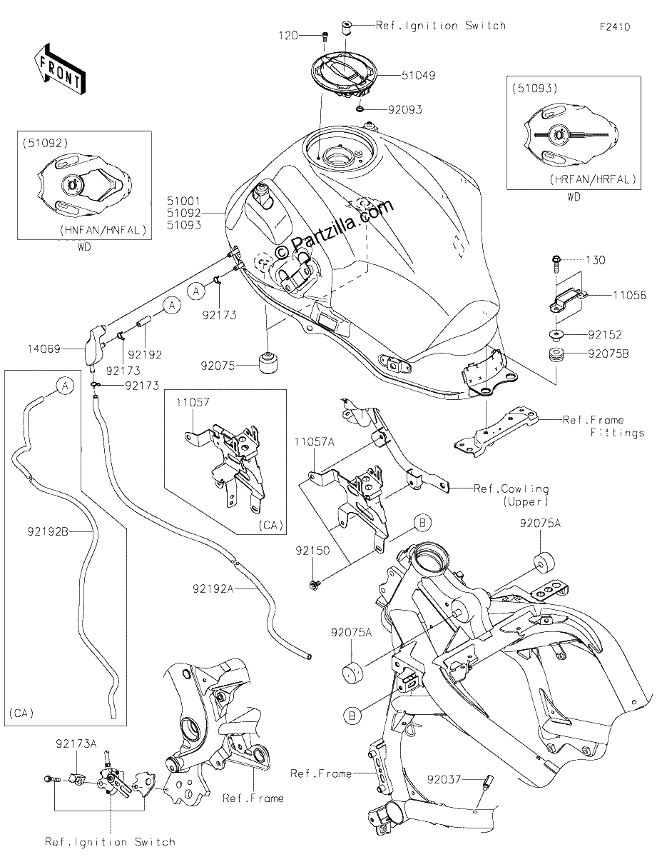 Diagrama de FUEL TANK