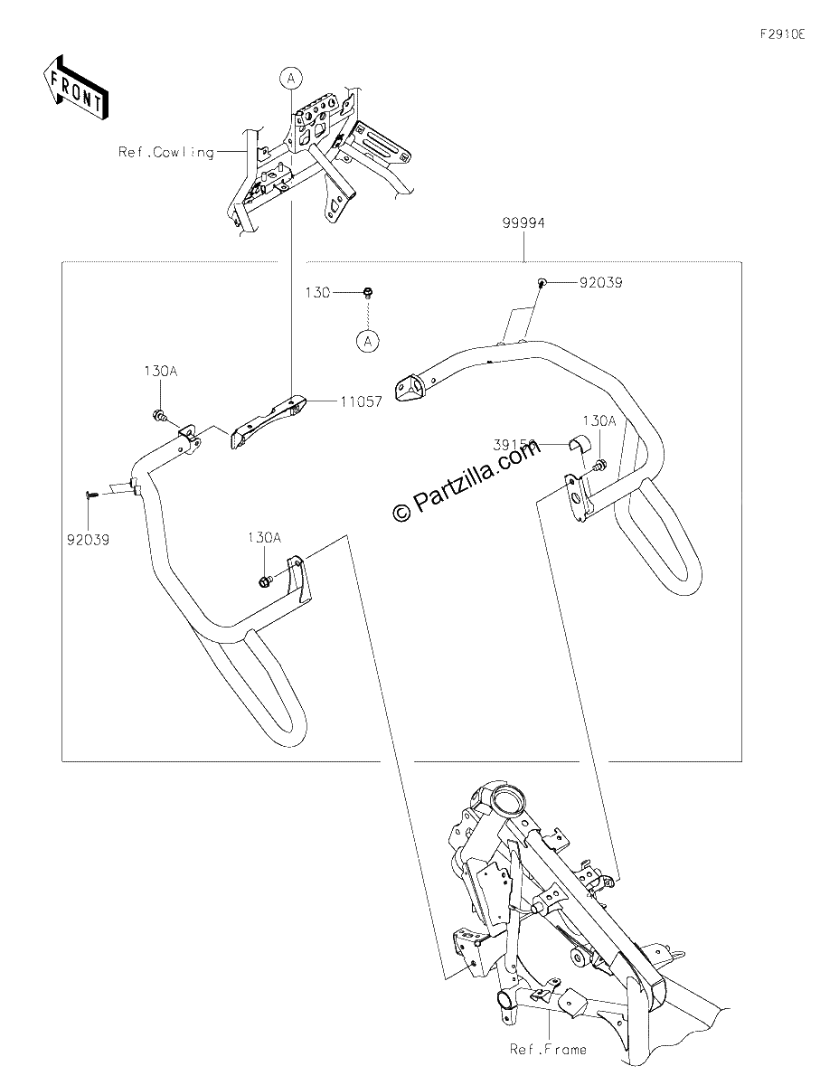 Diagrama de ACCESSORY ENGINE GUARD