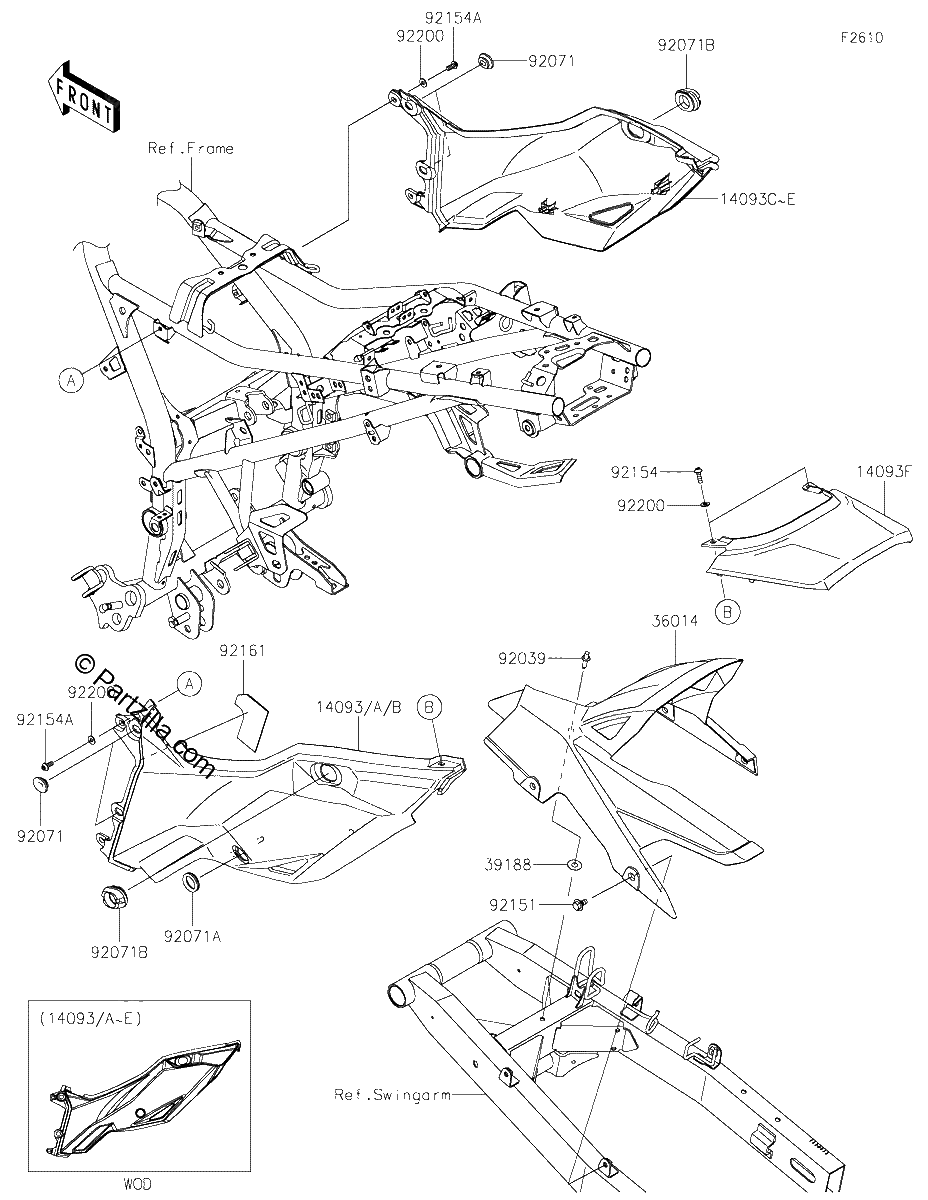Diagrama de SIDE COVERS CHAIN COVER