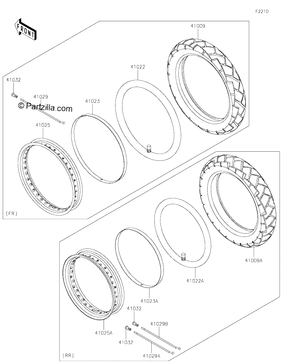 Diagrama de WHEELS TIRES