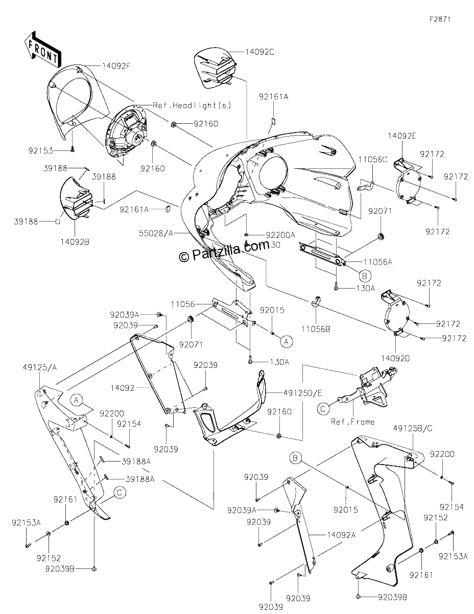 Diagrama de COWLING OUTER