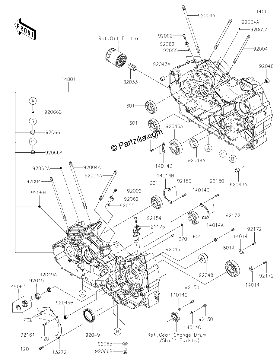 Diagrama de CRANKCASE