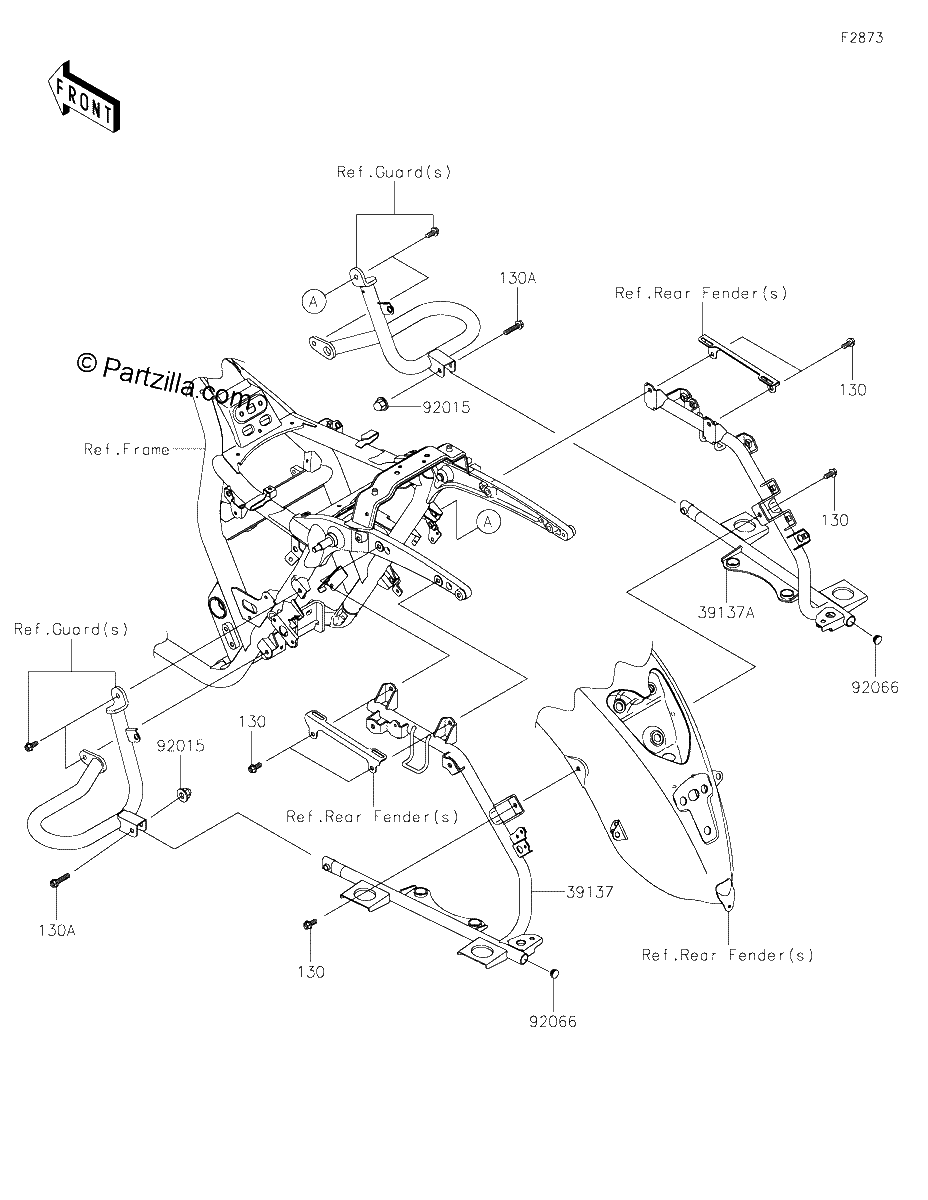 Diagrama de SADDLEBAGS SIDE BAG BRACKET