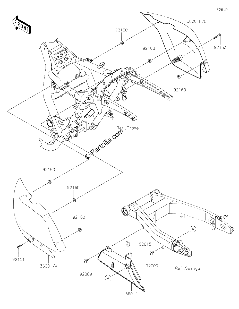 Diagrama de SIDE COVERS CHAIN COVER