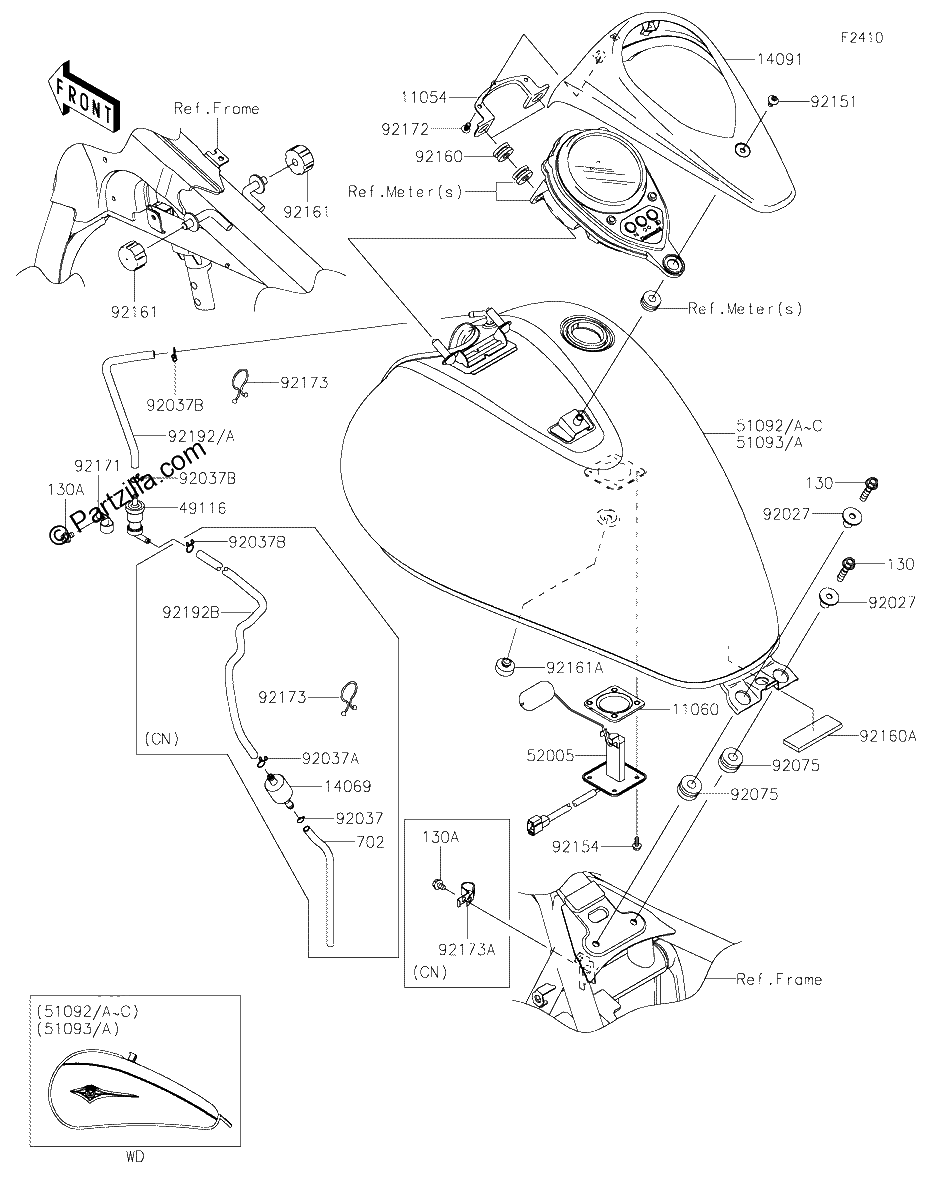 Diagrama de FUEL TANK