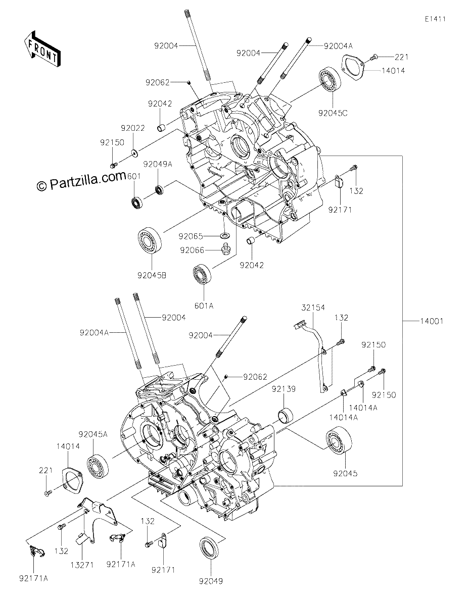 Diagrama de CRANKCASE