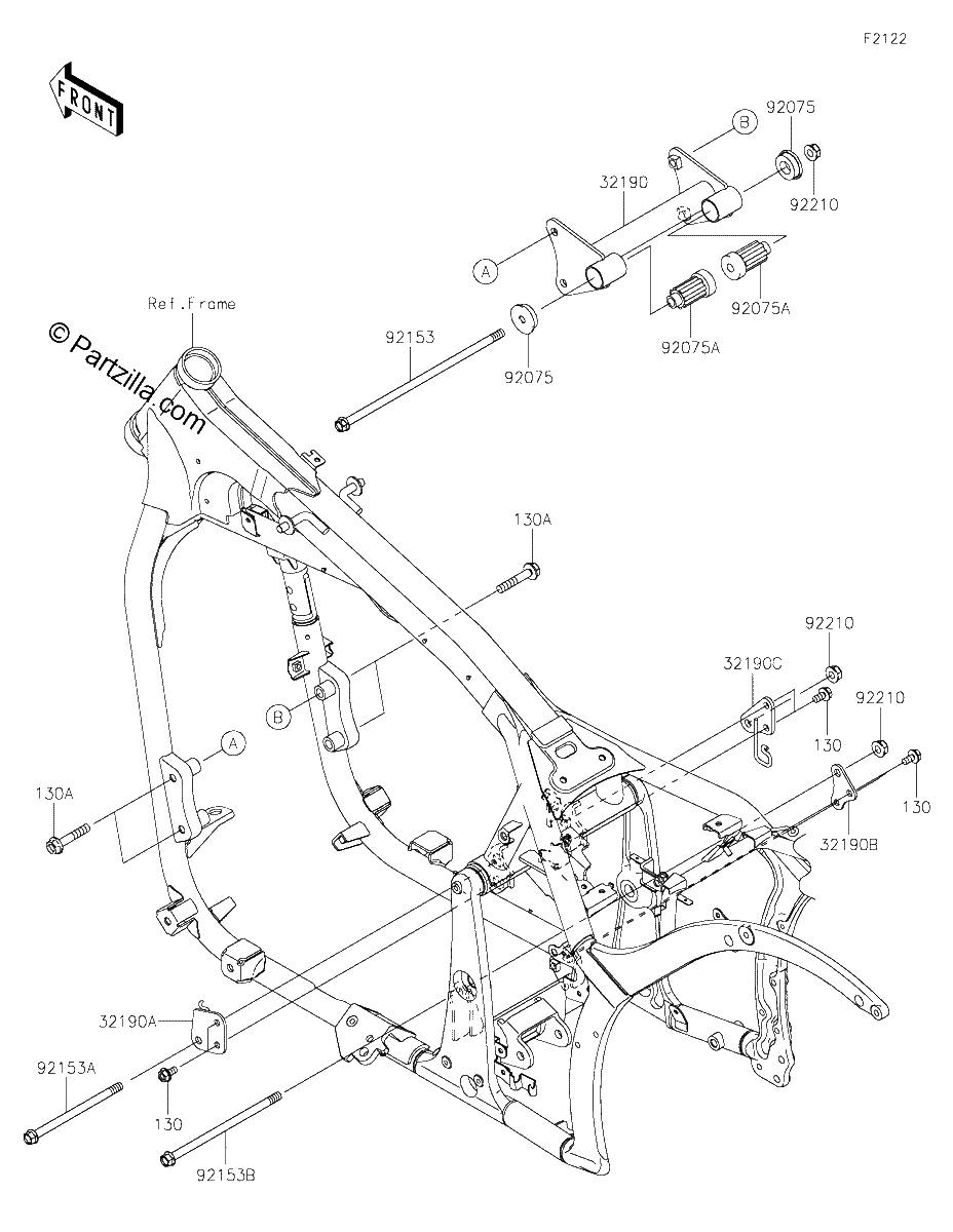 Diagrama de ENGINE MOUNT