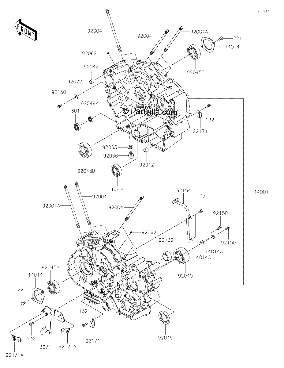 Diagrama de CRANKCASE