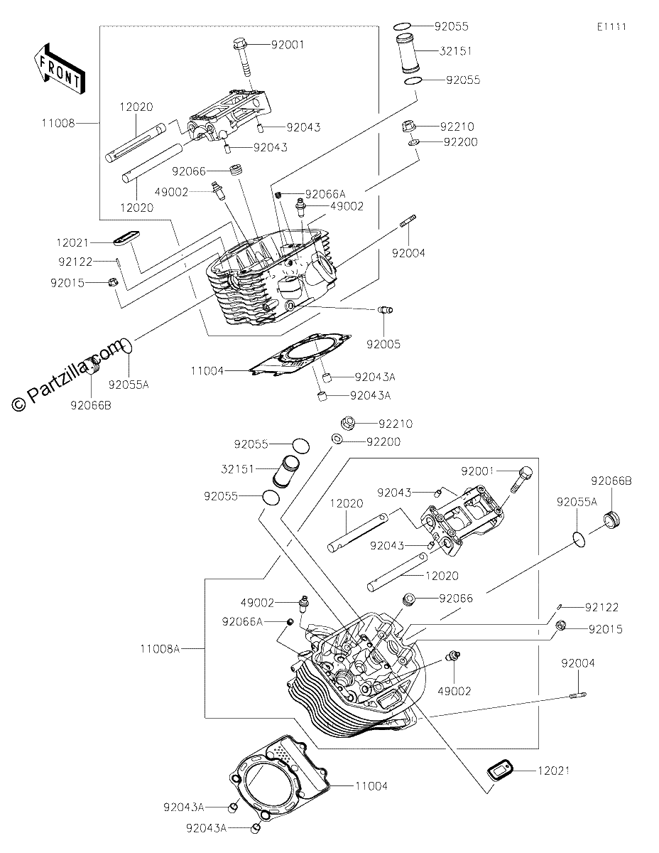 Diagrama de CYLINDER HEAD