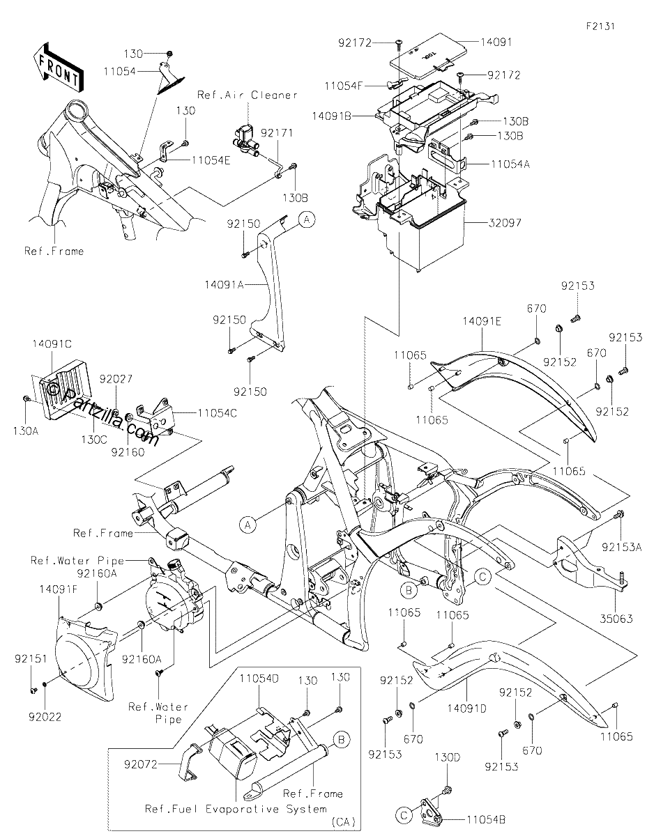 Diagrama de FRAME FITTINGS