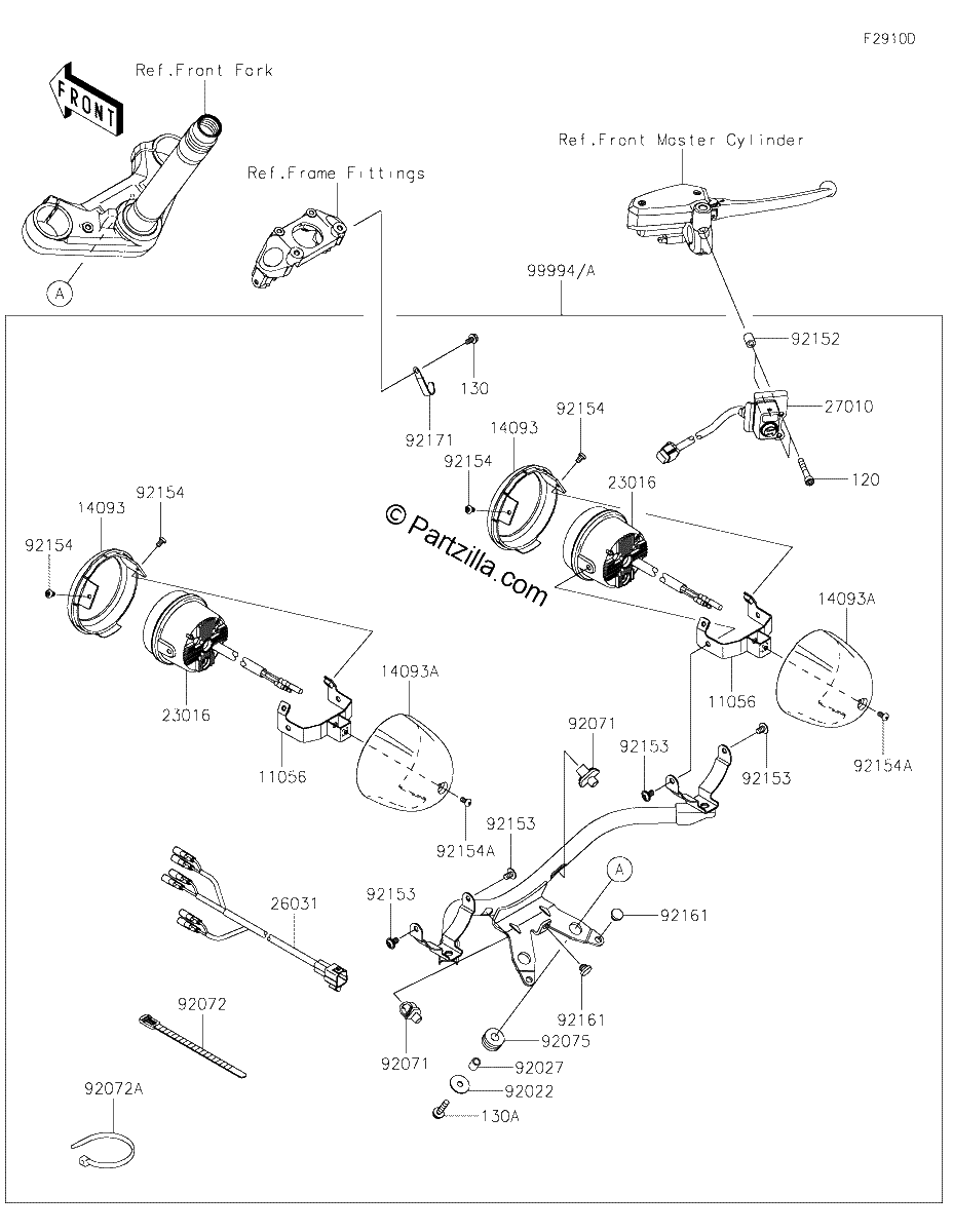 Diagrama de ACCESSORY SUB LAMP