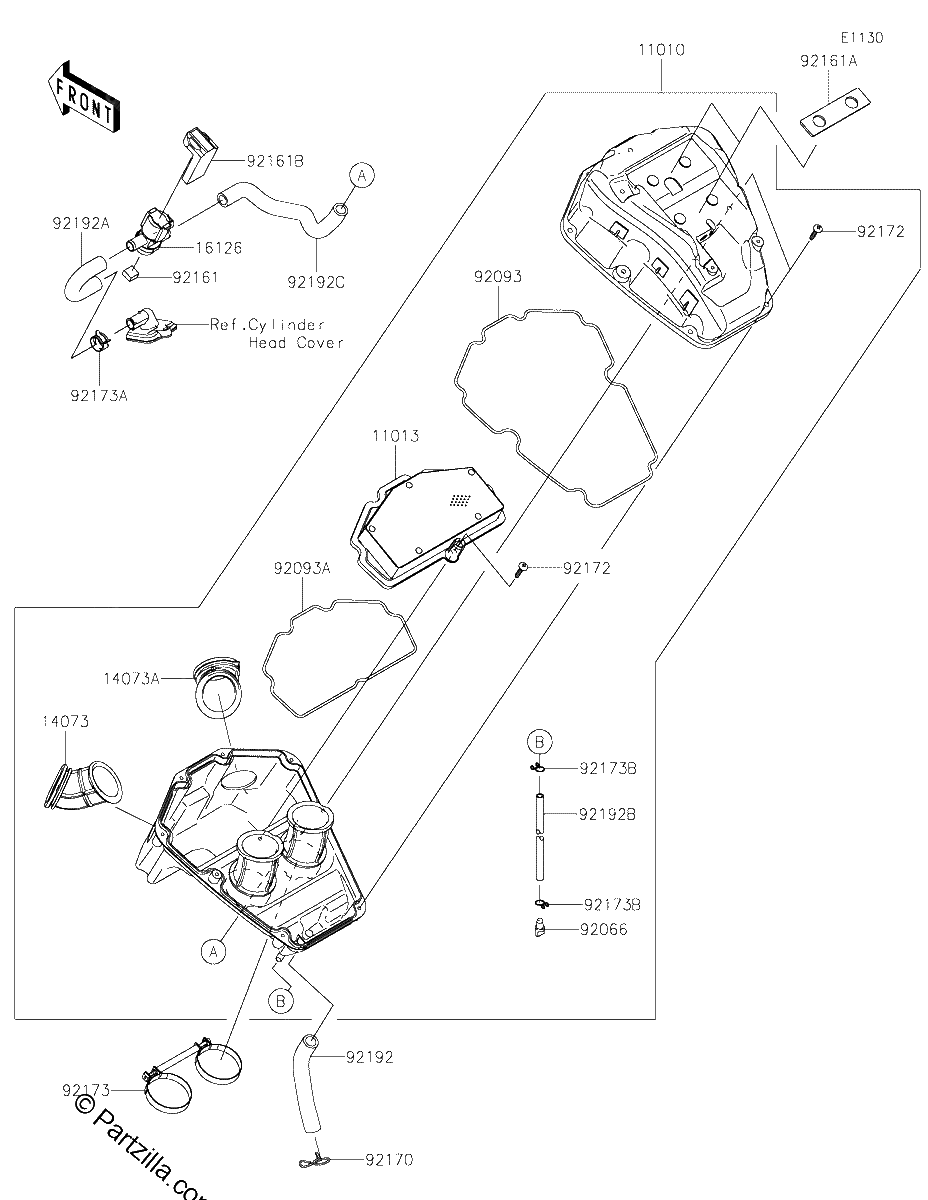 Diagrama de AIR CLEANER
