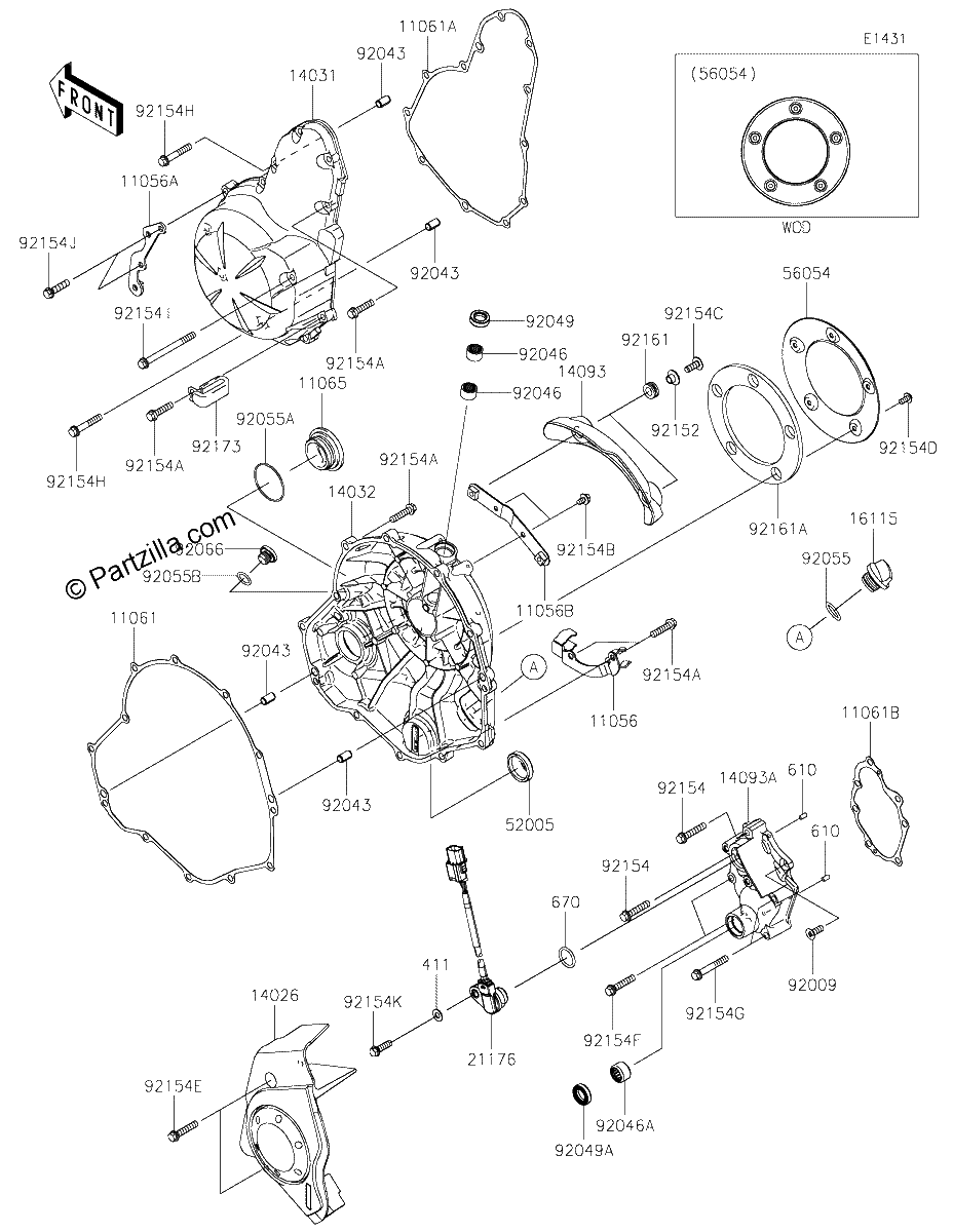 Diagrama de ENGINE COVER S