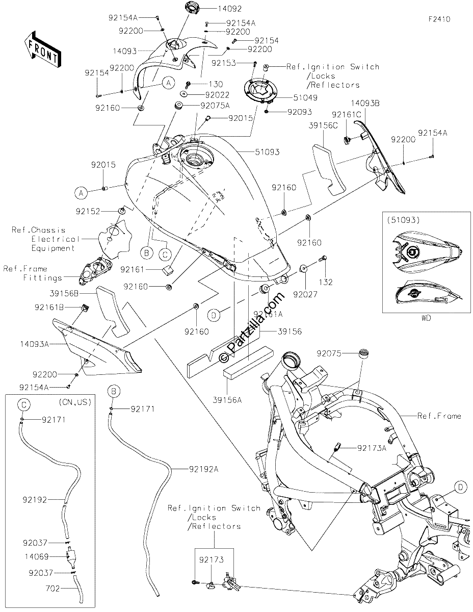Diagrama de FUEL TANK